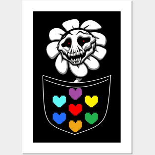 Pocket Flowey Posters and Art